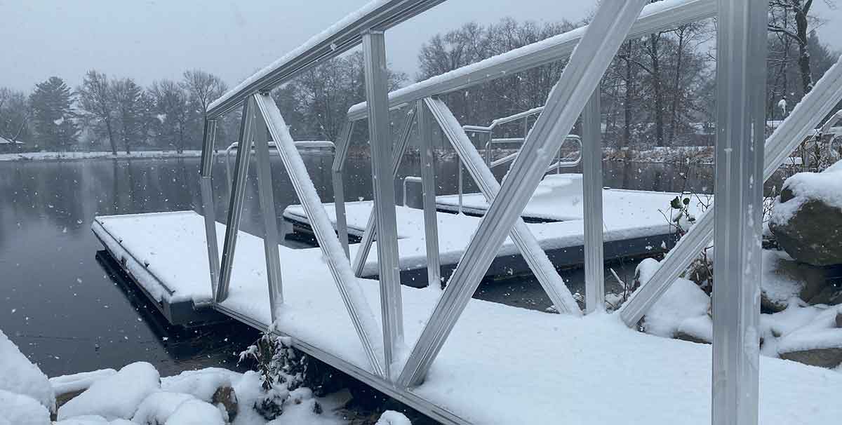 winterizing dock pilings