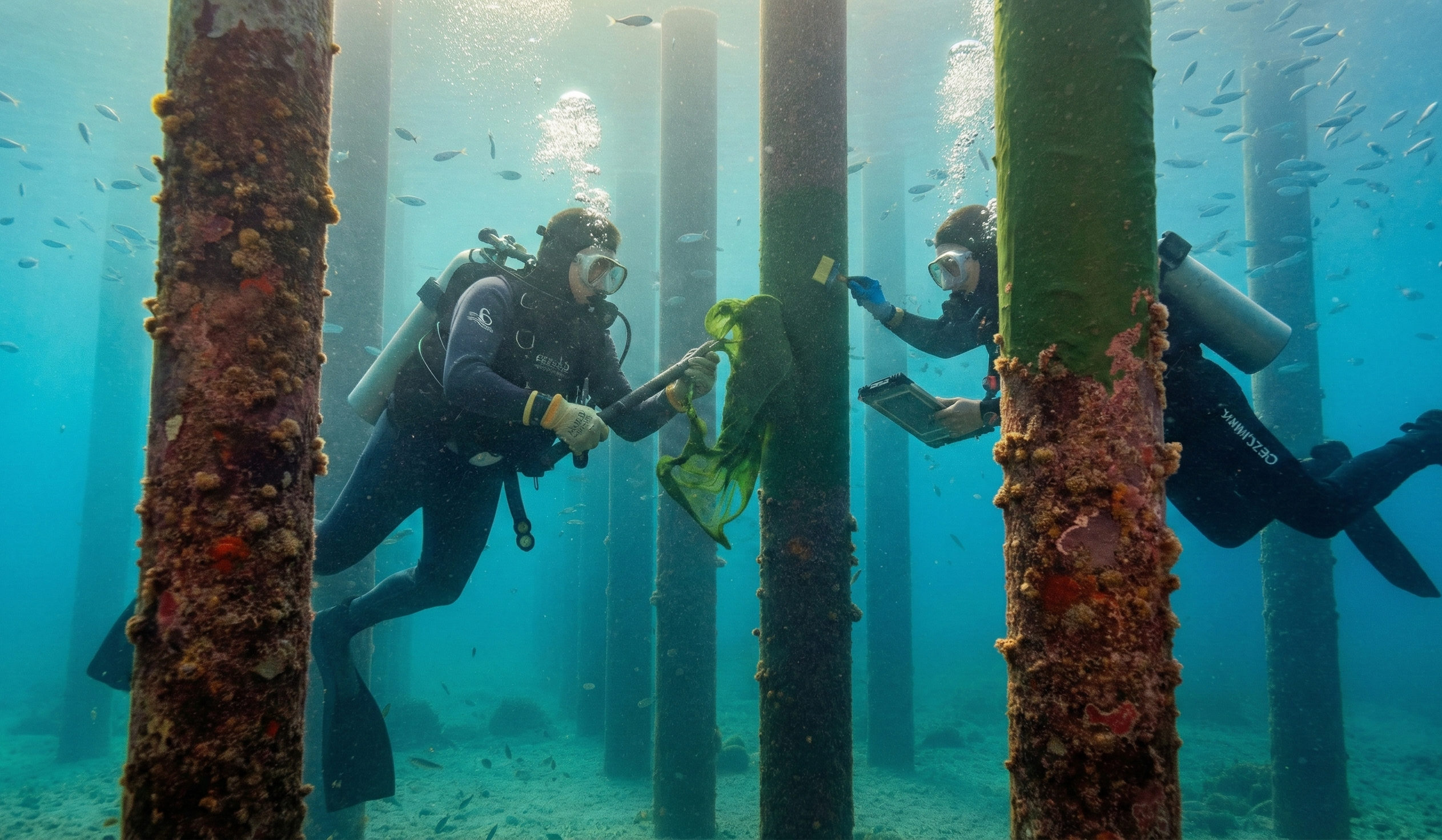 anti-fouling coatings for pilings