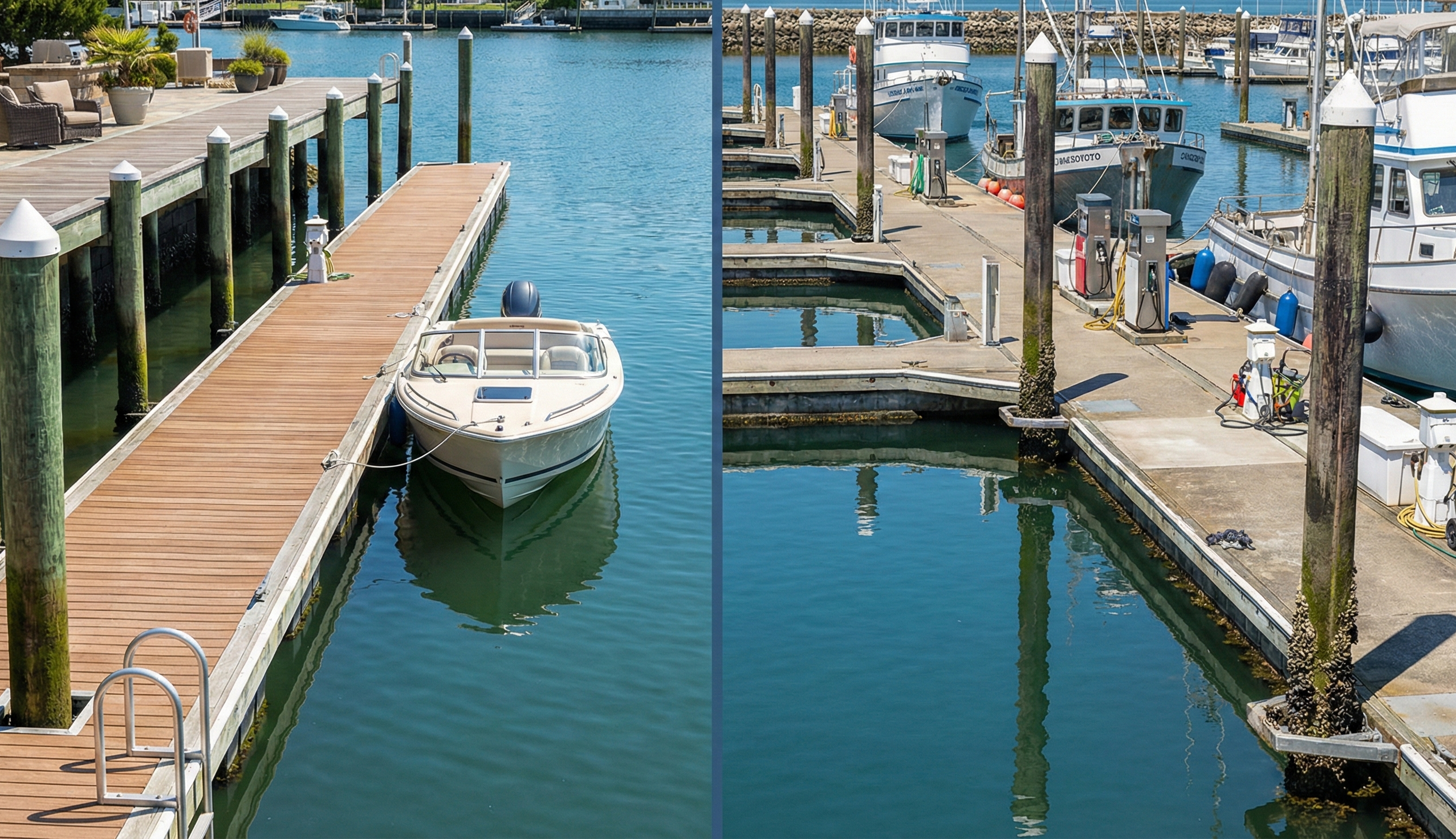 residential vs commercial dock maintenance