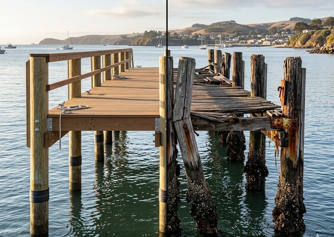 cost of ignoring dock piling maintenance