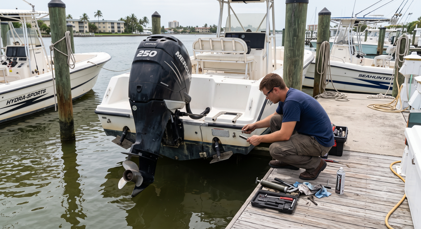 Mercury outboard anodes