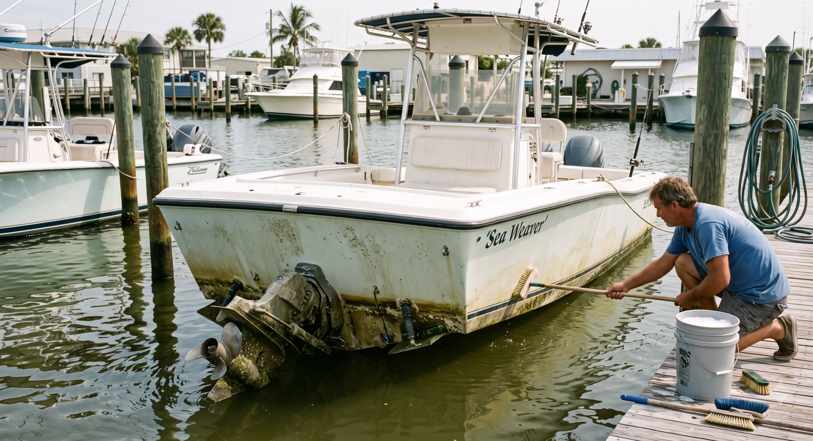 red tide hull fouling