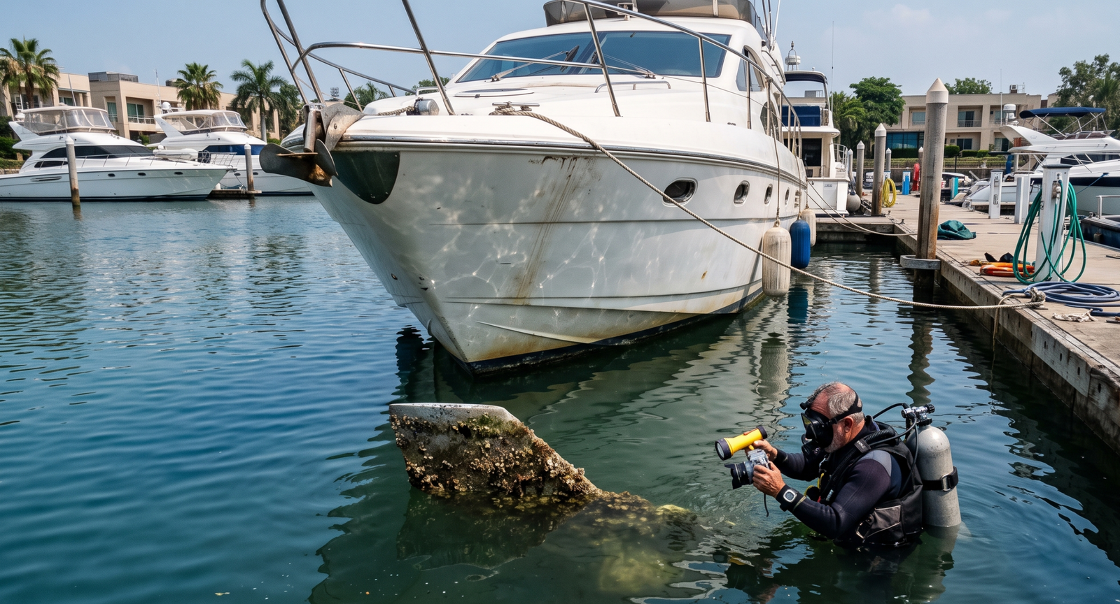 yacht stabilizer inspection