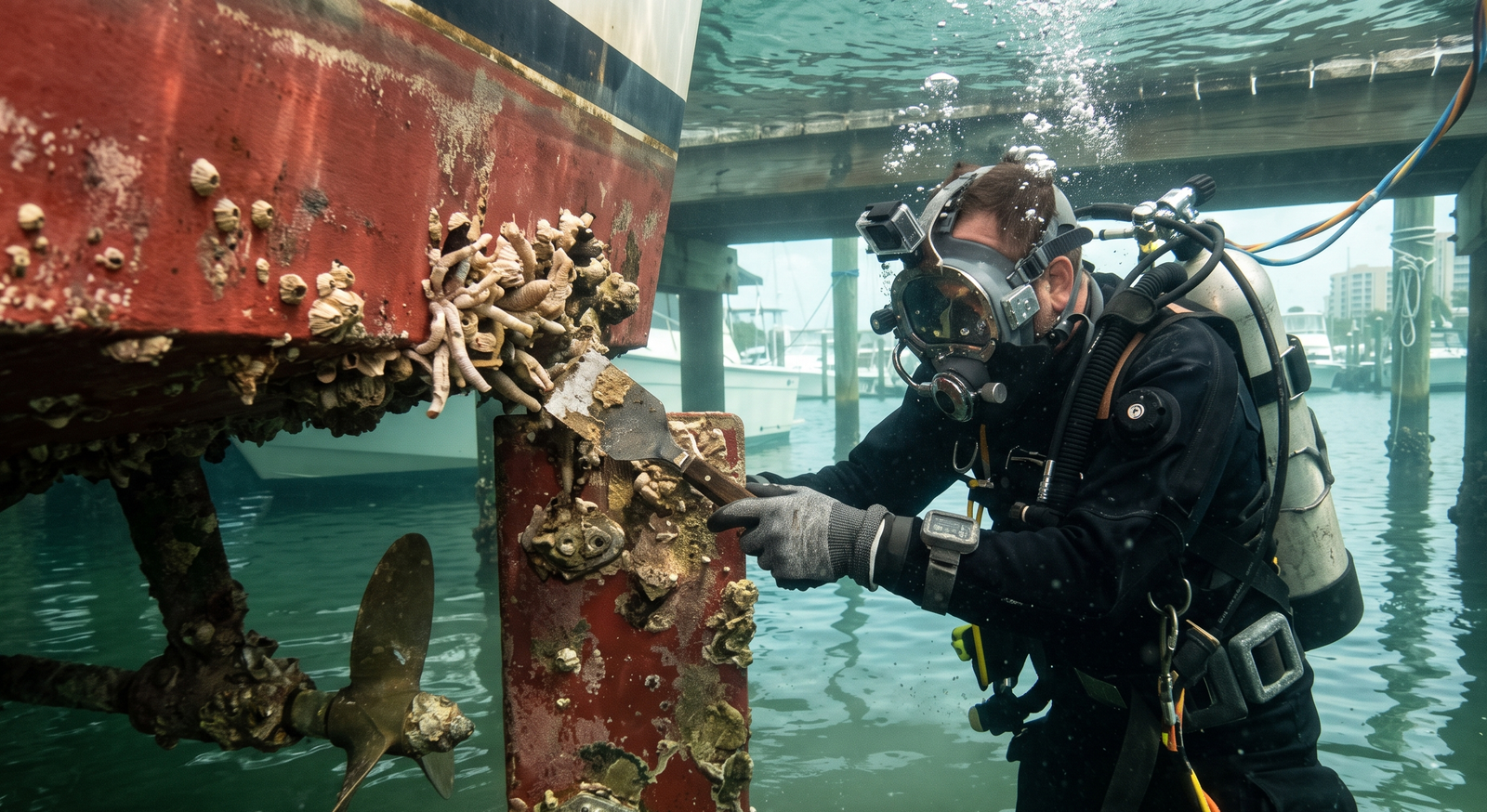 calcareous fouling removal