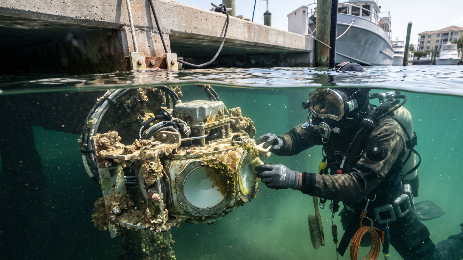 subsea sensor cleaning