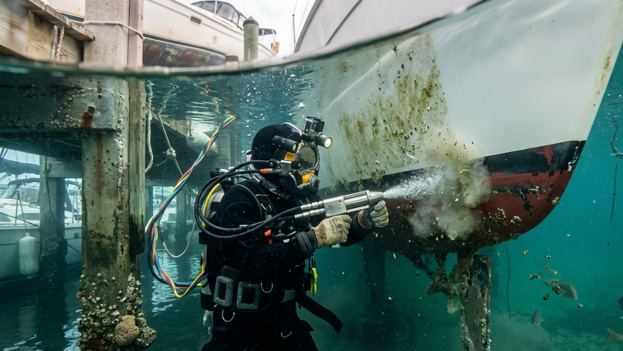 zero-chemical marine cleaning